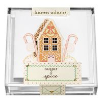 Mini Gingerbread House Holiday Card Set