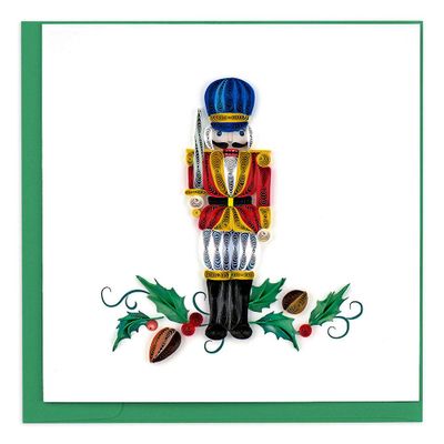 Quilling Nutcracker Christmas Card