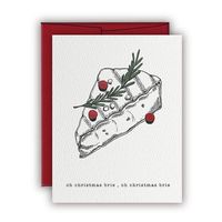 Oh Christmas Brie Card