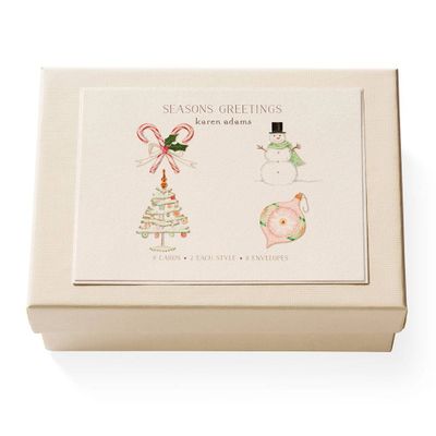 Season's Greetings Holiday Card Set