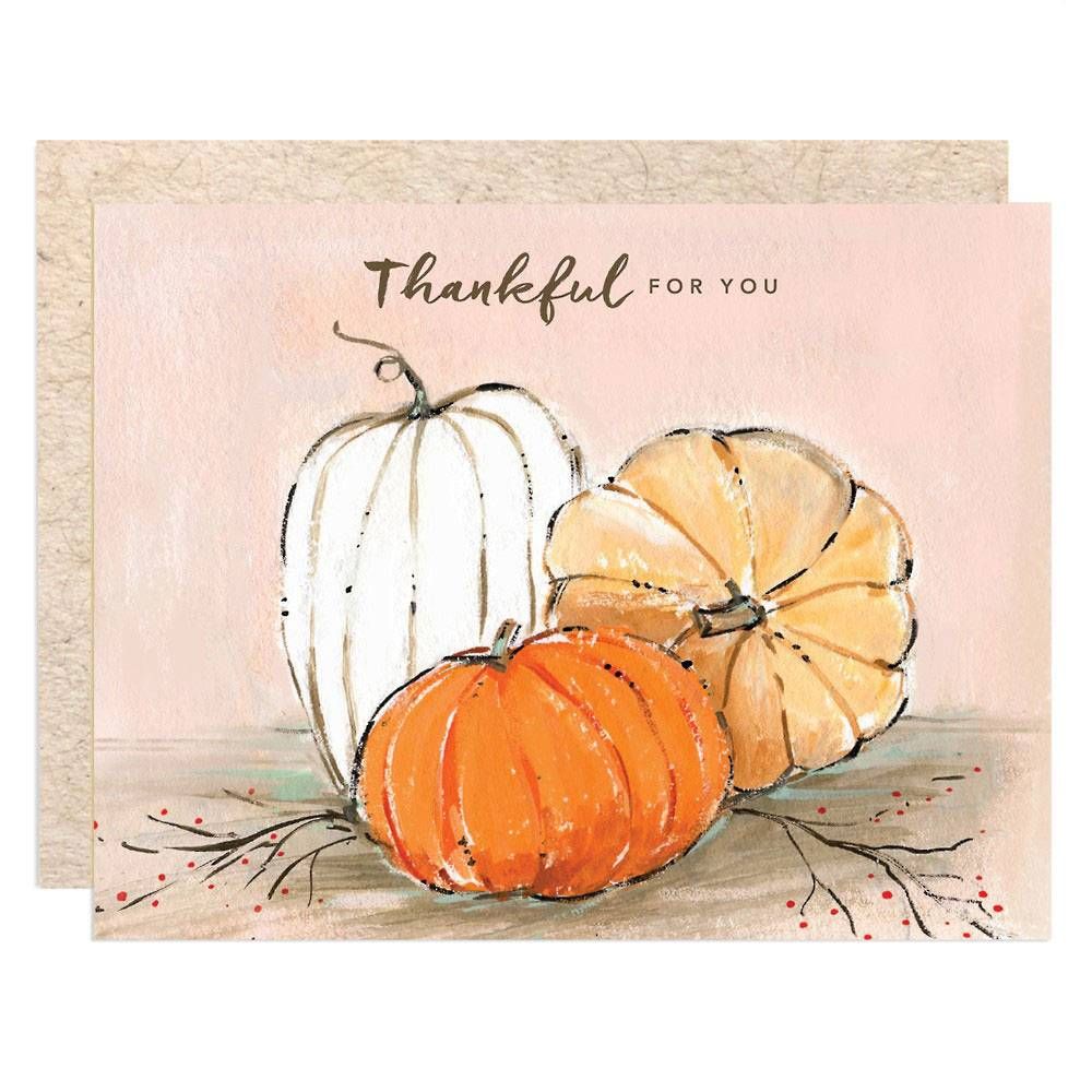 Thankful For You Greeting Card