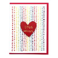 Love Wins Magnet Greeting Card