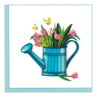 Quilling Watering Can Card