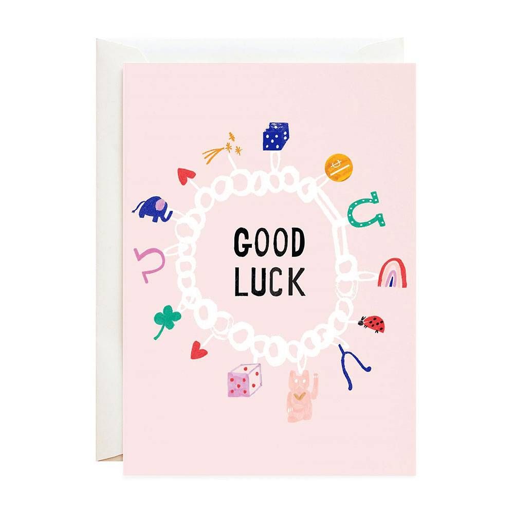 Lucky Symbols Greeting Card