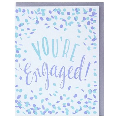 Confetti Engagement Card