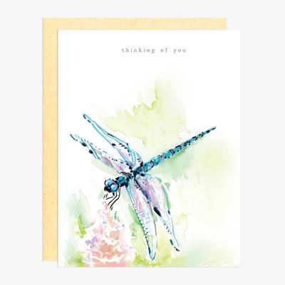 Dragonfly Thinking Of You Greeting Card