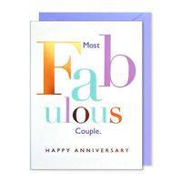 Fabulous Couple Anniversary Card