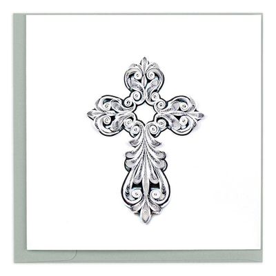 Quilling Cross Greeting Card