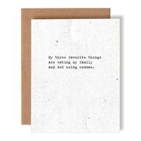 Favorite Things Greeting Card