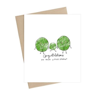 Little Sprout Baby Card