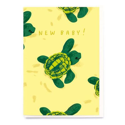 Turtle New Baby Card
