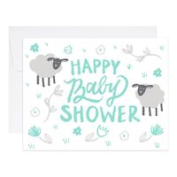 Ba Ba Baby Shower Card