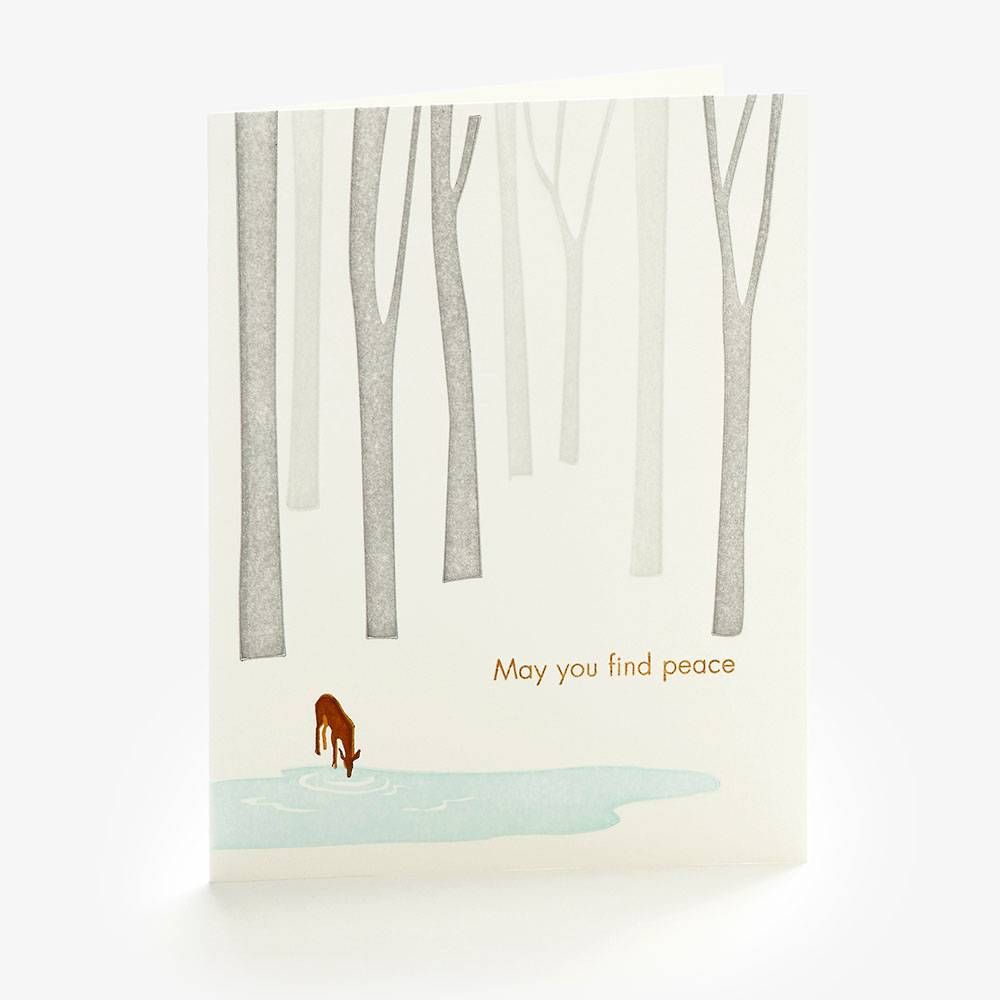 Forest Scene Sympathy Card