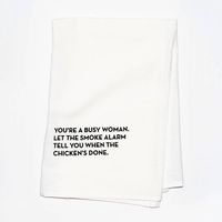 Busy Woman Tea Towel