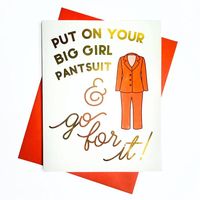 Big Girl Pantsuit Card