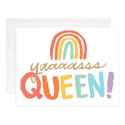 Yas Queen Greeting Card