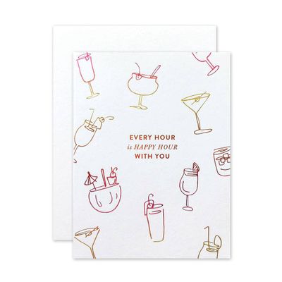 Happy Hour With You Love Card