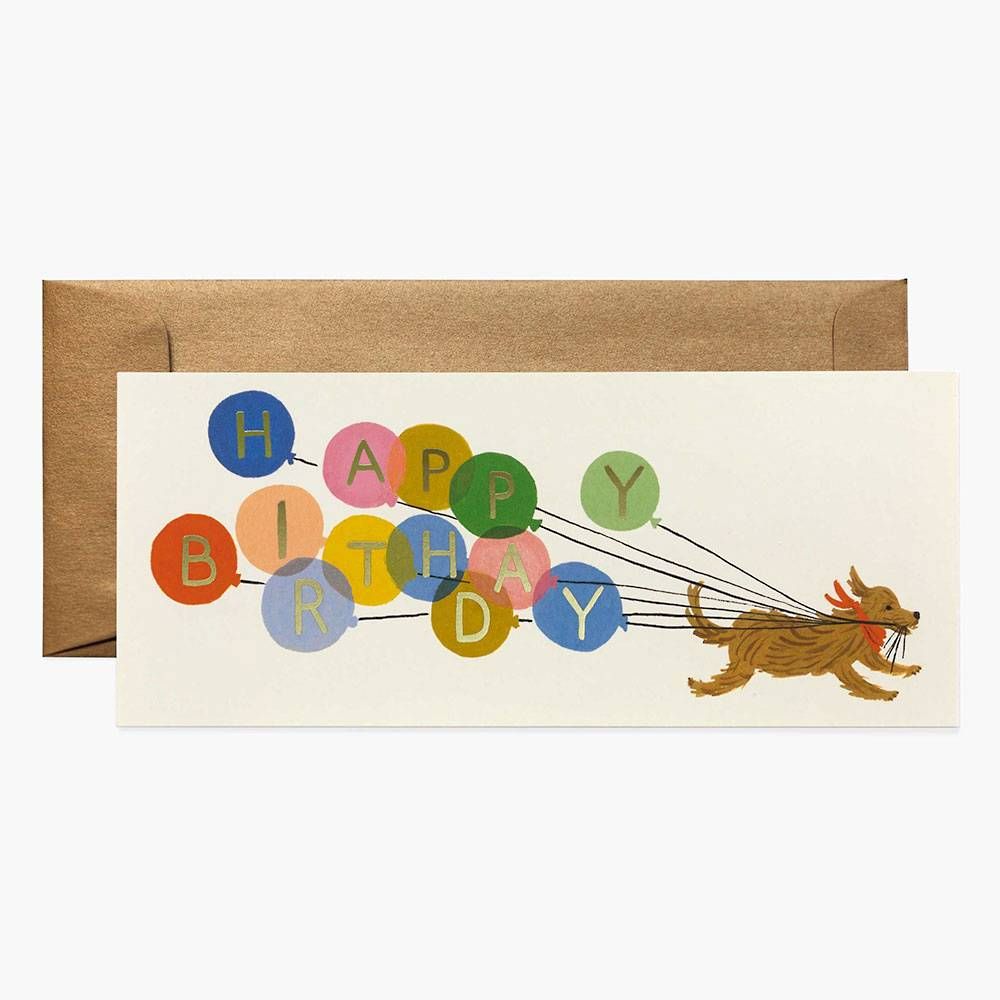 Birthday Balloon Money Card