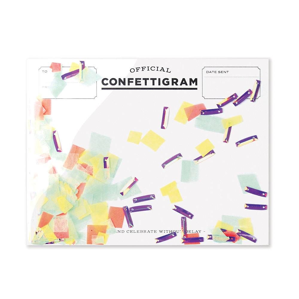 Confettigram Birthday Card