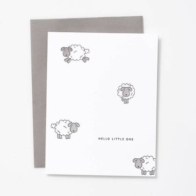 Hello Little One Baby Card