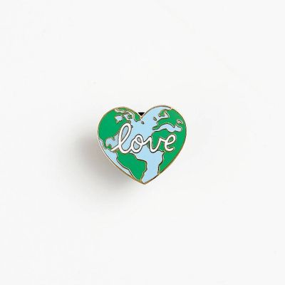 Love The World Enamel Pin