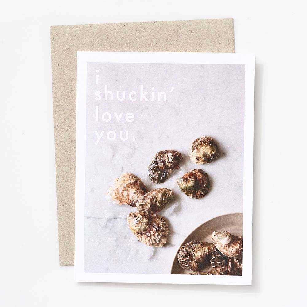 Shuckin' Love You Anniversary Card