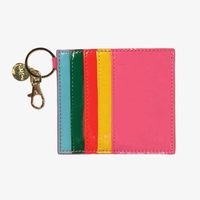 Rainbow Card Holder Keychain