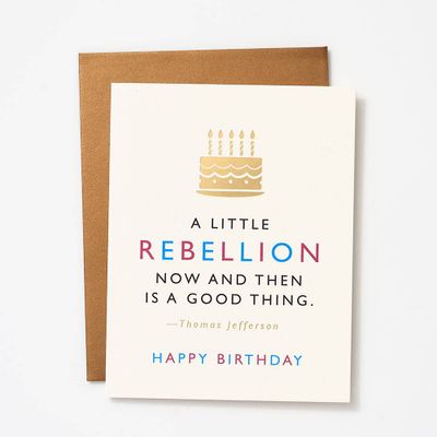 Rebellion Birthday Card