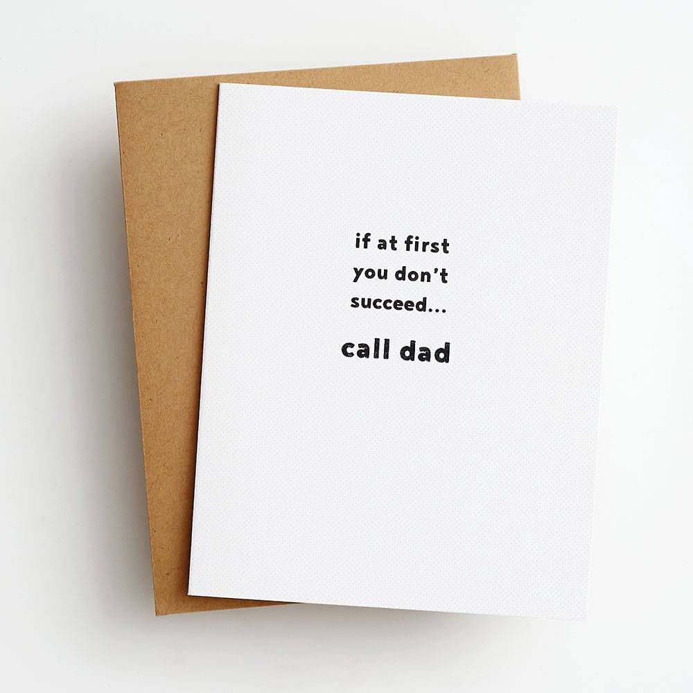 Call Dad Father's Day Card