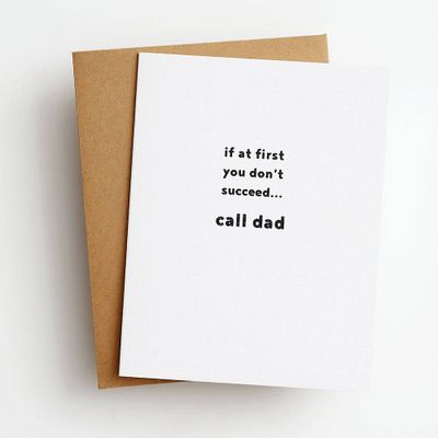 Call Dad Father's Day Card