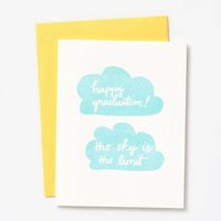 The Sky's The Limit Graduation Card