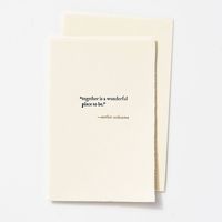 Together Is A Wonderful Place Anniversary Card