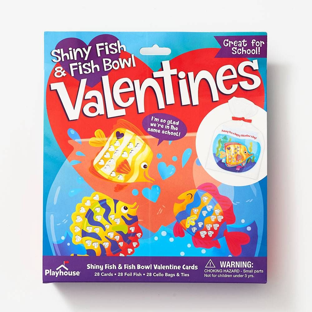 Fish Bowl Valentine Card Set