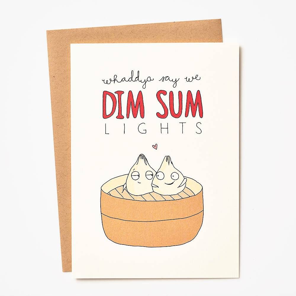 Dim Sum Lights Card