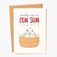 Dim Sum Lights Card