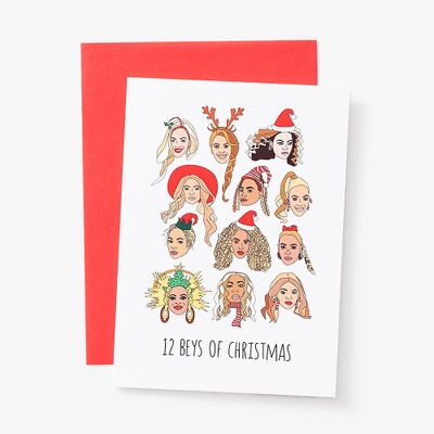 12 Beys of Christmas Card