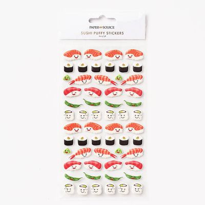Sushi Puffy Stickers