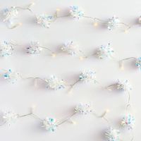 Iridescent Pom Pom String Lights