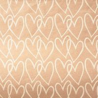 Glitter Hearts Kraft Flat Wrap