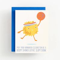 Boom Shaka Latke Hanukkah Card