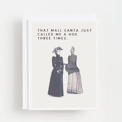 Mall Santa Christmas Card