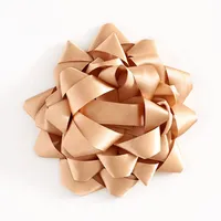 Jumbo Gold Satin Bow