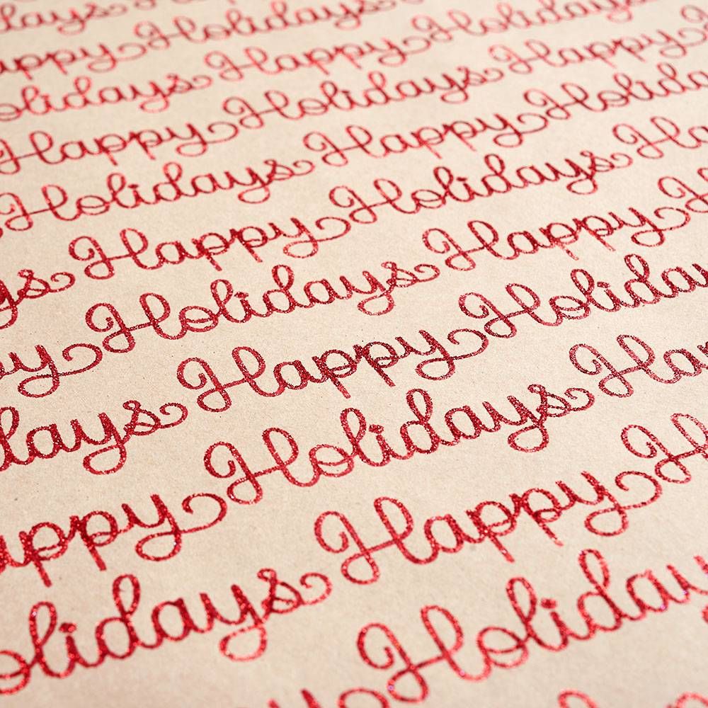 Happy Holidays Wrapping Paper