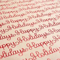 Happy Holidays Wrapping Paper