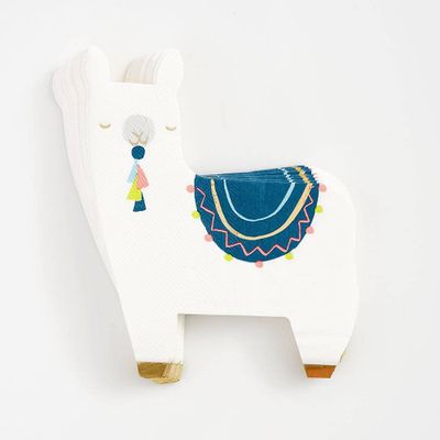 Llama Die Cut Napkins