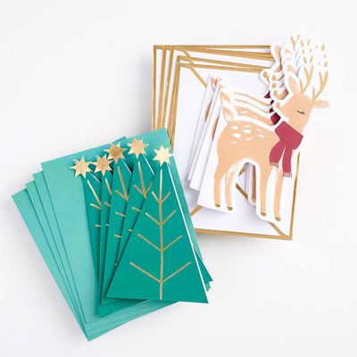 Winter Wonderland Die Cut Holiday Card Set