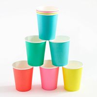 Rainbow Paper Cups