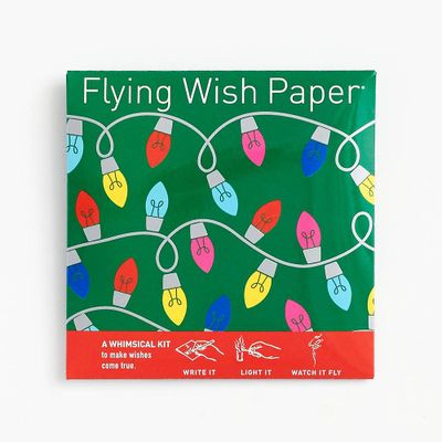 Christmas Lights Flying Wish Paper