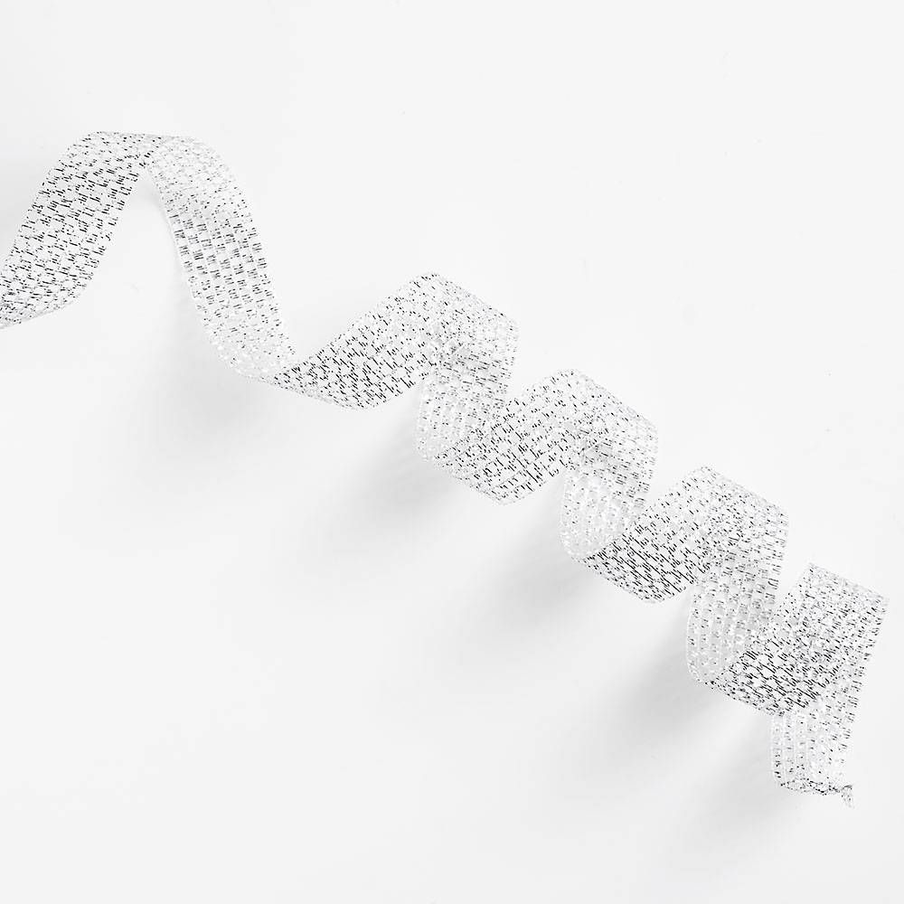 Silver Mesh Ribbon