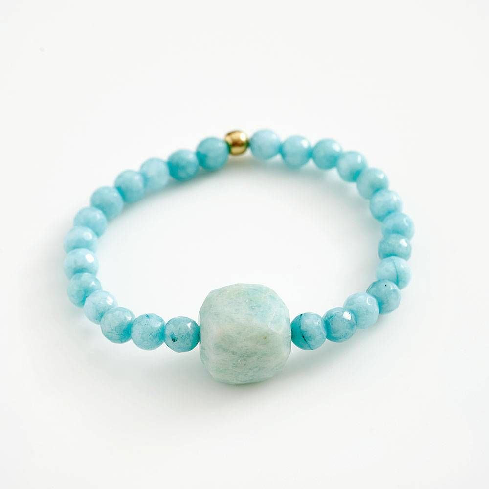 Aquamarine Good Vibes Bracelet